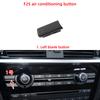 Car Air Conditioning AC Button Venlitation Key Cap Repair Kit Replacement For BMW X3 X4 Series F25 F26 2011-2017 64116825513