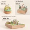 Деревянная музыкальная шкатулка Yunhe - Креативный сувенир ручной работы, игрушка-украшение