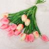 10Pcs Silk Flower Simulated Tulip Flower Creative Artificial Tulip Flowers Party Decor