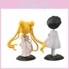 Usagi And Tsukino Chiba Mamoru Pvc Model Figures For Fans Gift