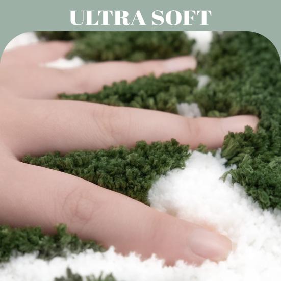 Коврик для ванной, противоскользящий коврик для ванной комнаты, супермягкий водопоглощающий ультратолстый коврик для стирки