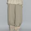 THEPORTA LAYERED FRILL WRAP, BEIGE