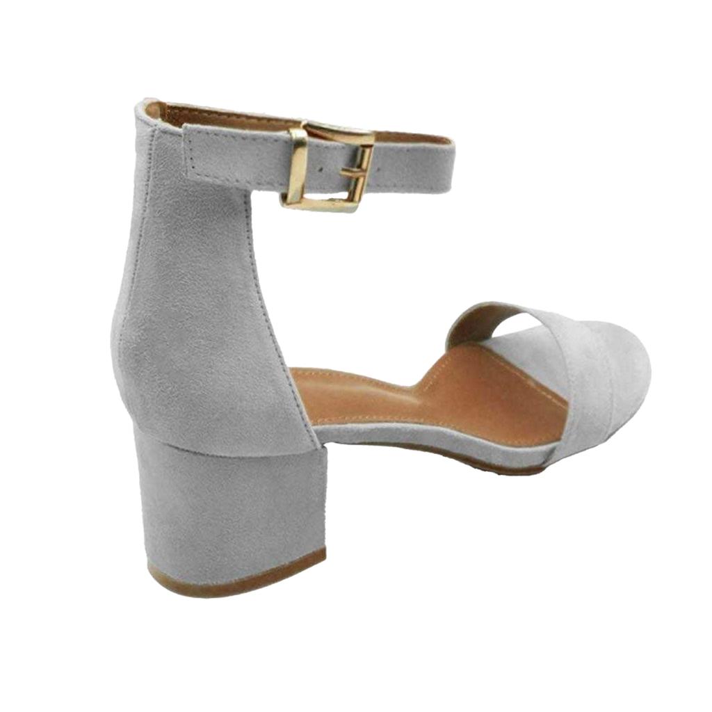 Where's That From Womens/Ladies Emani Strappy Mid High Block Sandals