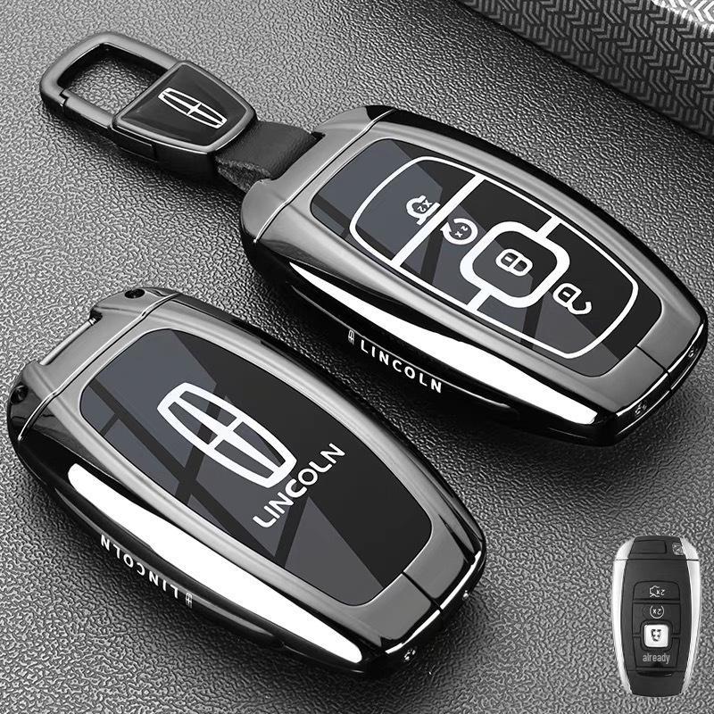 Совместимый чехол для ключа для Lincoln Z, Navigator, Adventure, Aviator, MKC, MKZ, Continental, MKX - Чехол для автомобильного ключа