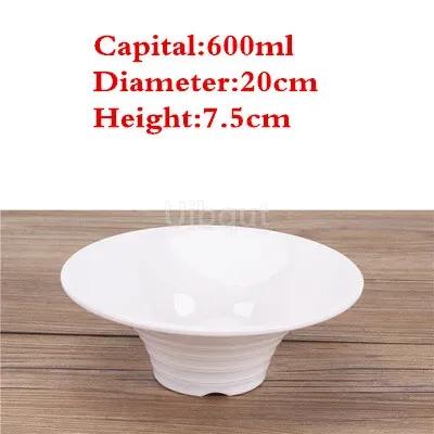 Melamine dessert bowl set porcelain like tableware colorful plastic bowl Ice cream creative salad bowl serving spoon plate
