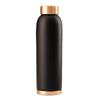 1 Litre Black 100% Pure Copper BPA Free Leakproof Copper Bottle for Home, School & Office