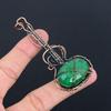 Изумрудная подвеска, Подвеска из медной проволоки 999 пробы, Ювелирные изделия с драгоценными камнями, Подвеска ручной работы, Потрясающие украшения, Подарок для нее