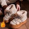 Thick-soled Fur Snow Boots for Women New Style Winter Plus Velvet Thickened Short Boots Warm and Fashionable Cotton Shoes