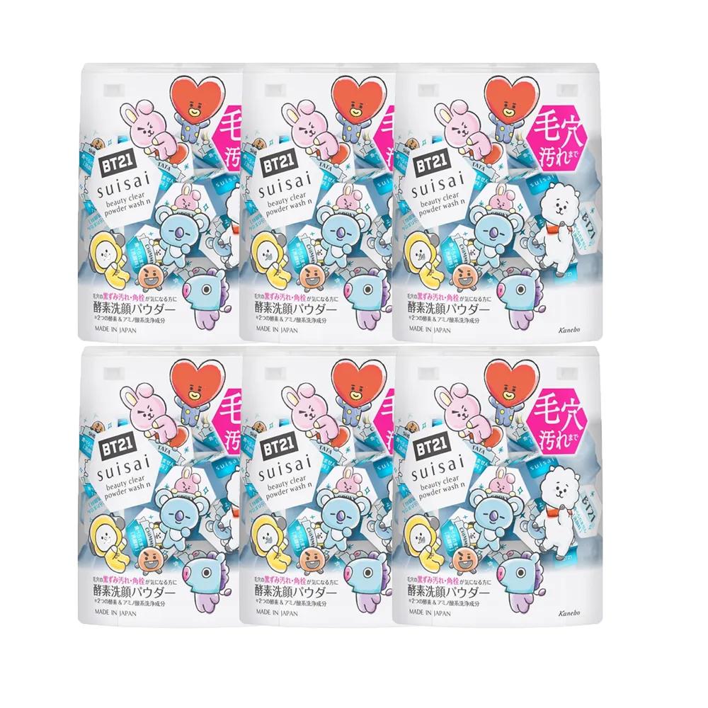 Suisai Enzyme Facial Powder Wash BTS x6