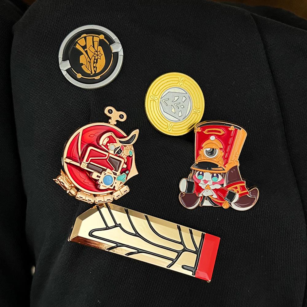 Эмалированные булавки Honkai Star Rail Pamu, нагрудные булавки для рюкзака, женские броши на одежде, значки, модные ювелирные аксессуары