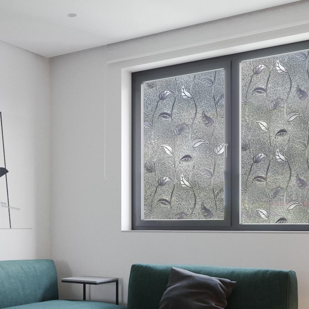 Статические матовые наклейки на окна, водонепроницаемые наклейки, антисветовая непрозрачная стеклянная пленка, антипроглядывающая тень, бумажные наклейки для ванной комнаты, стеклянные наклейки