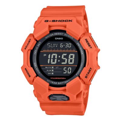 Мужские часы G-Shock GD-010-4JF, оранжевые, долговечная батарея, биопластик, модель для домашнего использования