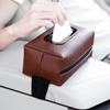 Adjustable Strap Car Tissue Holder Practical Tissue Storage Box  Desktop Decoration