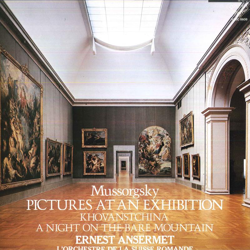 LP Record ERNEST ANSERMET, L'ORCHESTRE DE LA  - Mussorgsky - Ravel: Pictures At An  K20C8608 LONDON 1984 Japan Obi Classical Used