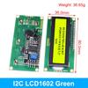 LCD1602 1602 ЖК-модуль синий/желтый зеленый экран 16x2 символьный ЖК-дисплей PCF8574T PCF8574 IIC I2C интерфейс 5 В для arduino