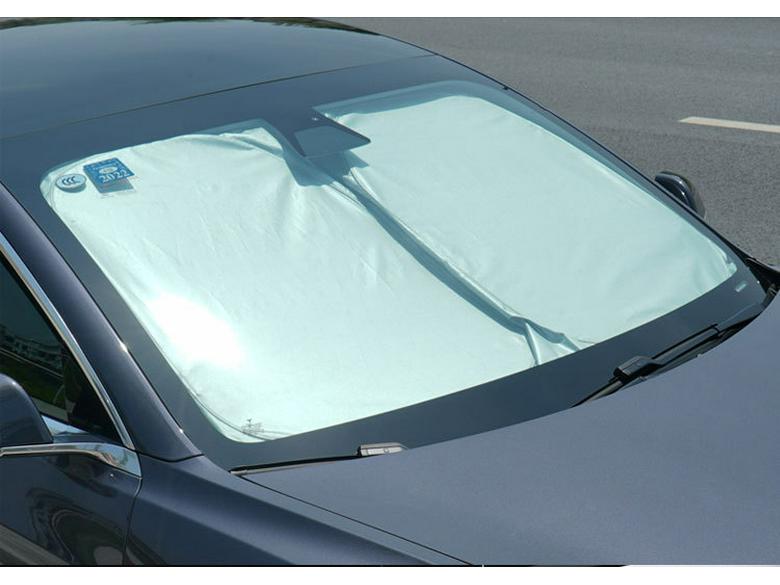 Tesla Model 3 Front Windshield Sunshade - Double Layer Heat Insulation and Sun Protection
