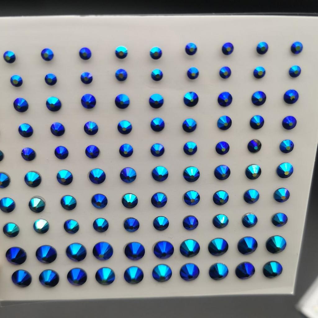 Jewelry Stickers Festival Makeup Decoration Face Body Colored Rhinestone Stickers