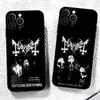Чехол для телефона Burzum Mayhem Live In Leipzig для iPhone 15 14 13 12 11 Pro Max Xr X Xs Mini 8 Plus SE 2022 Черный Мягкий Силиконовый Чехол