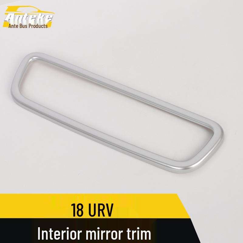 Bright Trim Ring for URV Interior Rearview Mirror - Decorative Frame for Front and Rear Mirrors