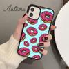 Чехол для телефона Candy Creamy Pink Donut Sprinkles для iPhone 11 12 13 14 Pro Max mini XR XS SE 2020 6S 7 8 Plus Galaxy S21 S22