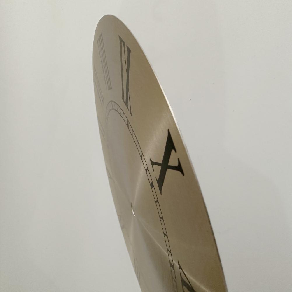 Алюминиевый циферблат часов с золотым фоном снаружи, 243 мм