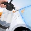 Автомобильный распылитель пены для снега, две насадки, распылитель, лейка, ручной насос, распылитель под давлением для мойки автомобиля, 2 л