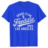 Freddie Freeman American Baseball Player Print Loose Round Neck Pure Cotton Short Sleeved T-Shirts Unisex