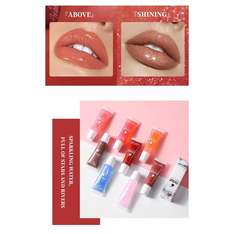 YURI CHIKA Прозрачное масло для губ, долговечная увлажняющая помада для ухода за губами, пухлая маска для губ, макияж