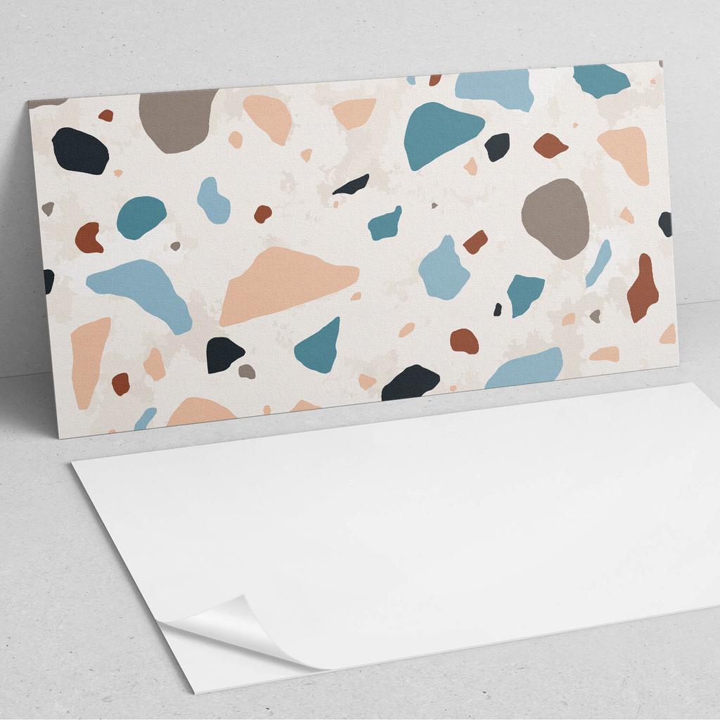 Panel Winylowy Z Wzorem Do Salonu Samoprzylepny 120X60 Cm Wzór Z Fragmentami Kamieni