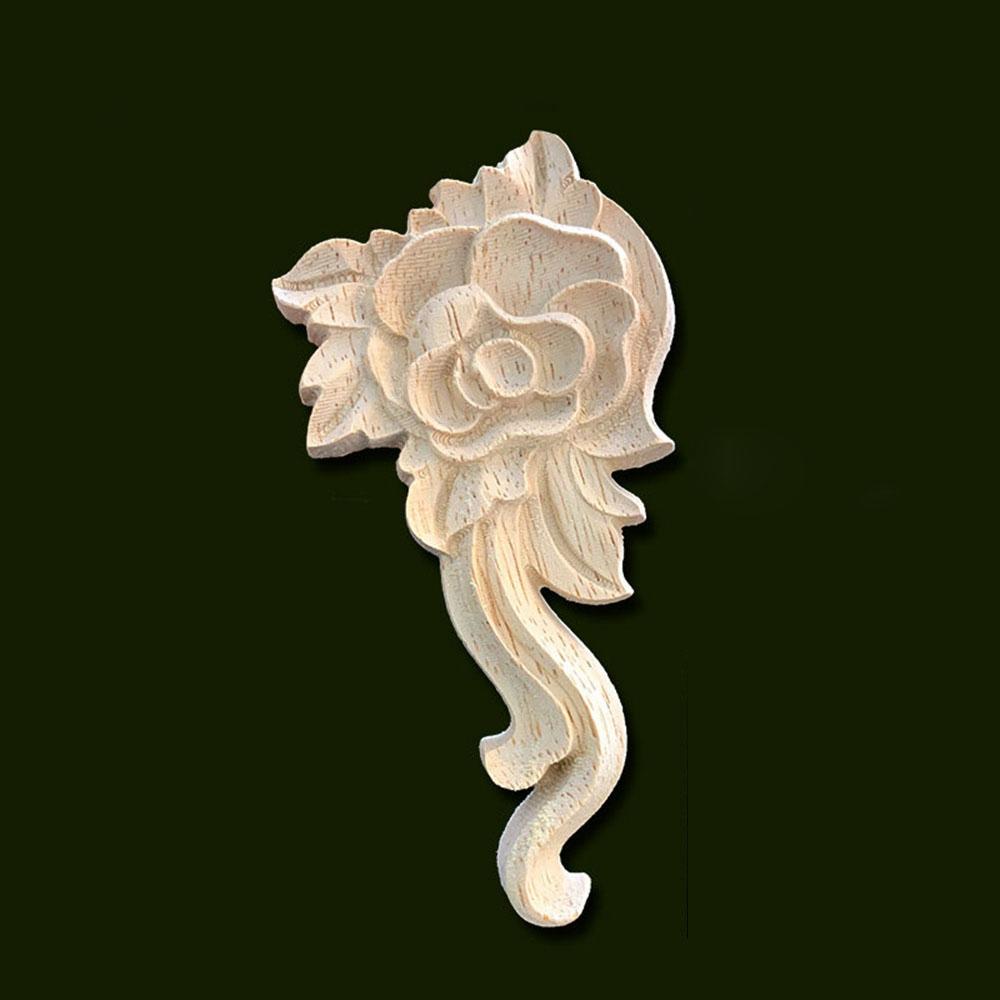 Части Европейский Деревянный Резной Угол Аппликации Рамка Резьба По Дереву Декоративные Деревянные Фигурки Ремесла