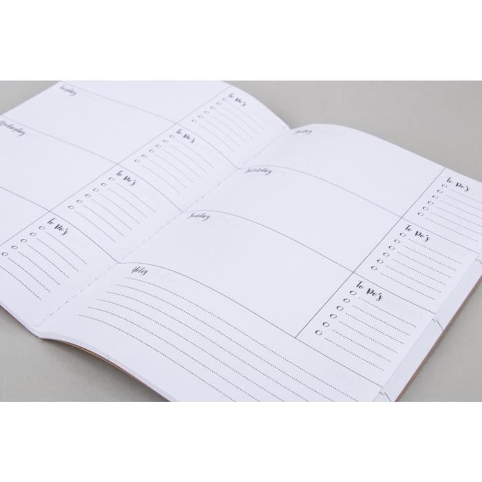 Carnet - FSC Mix Credit - A5 - 60 feuilles - Kraft - Rayé