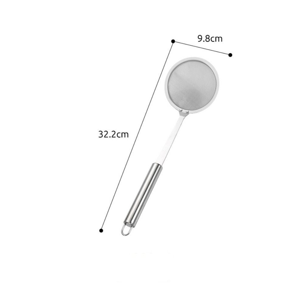 Percolator Oil Pot Filter Mesh Stainless Steel Soup Skimmer Spoon New Fried Food Net Strainer