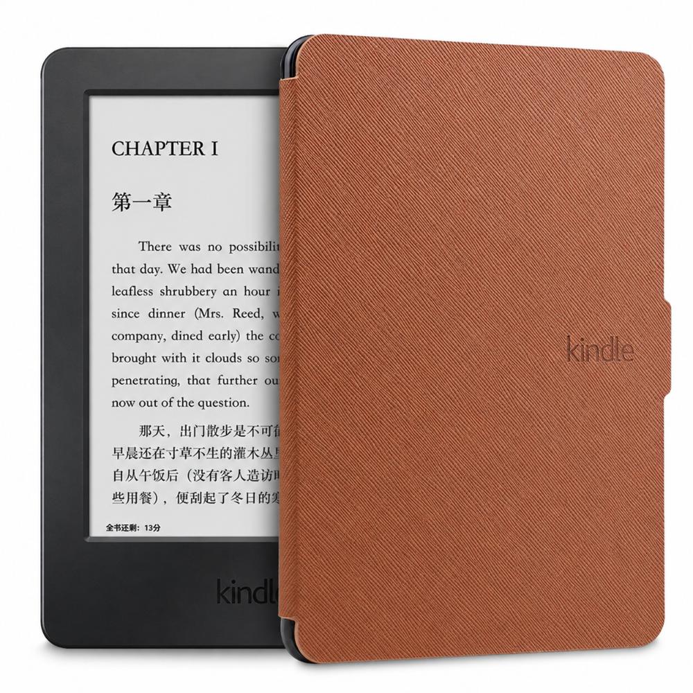 Ultra Slim Folio Cross Grain Cover PU Leather Smart Case Protective Shell