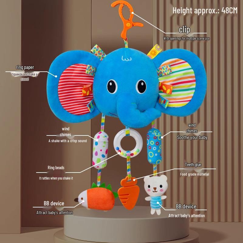 Подвесная погремушка-колокольчик для детской коляски и кроватки