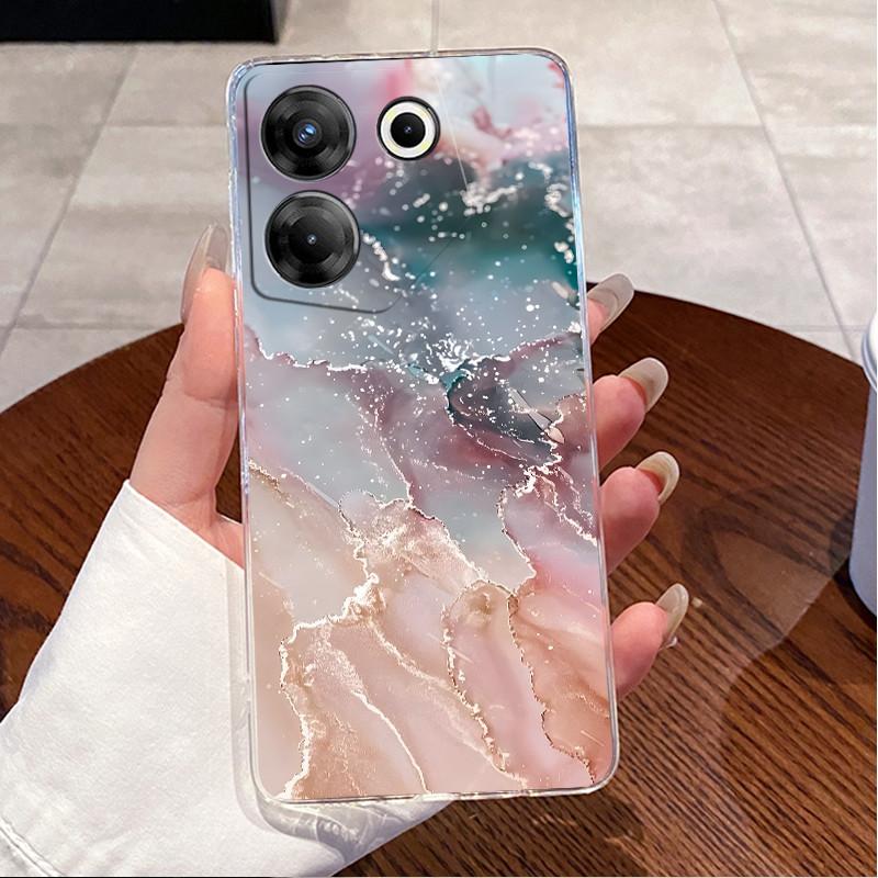 Чехол для телефона Tecno Camon 20 Pro 5G CK8n Чехол Techno Camon 20 Pro 5G Силиконовый Роскошный Милый Любовь Кролик Забавный Прозрачный Мягкий Корпус