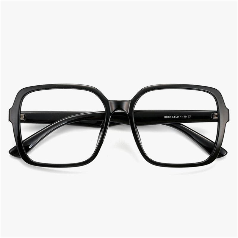 Очки для близорукости в большой оправе, многоугольные, готовые для женщин и мужчин, Tr90, люнеты для близорукости с антисиним светом, по рецепту 0 -0,5 -0,75 -1,0 до -4,0