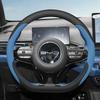 Чехол на руль BYD Seagull & Dolphin: Ультратонкая натуральная кожа, Без швов, Стильный интерьер автомобиля для женщин