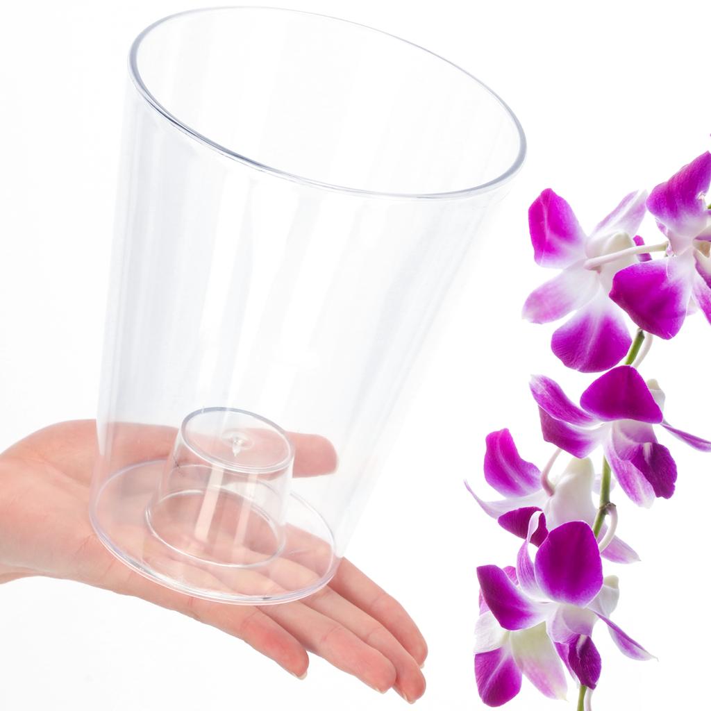 KADAX Горшок Кашпо Для Орхидеи Цветы Прозрачный 12см горшок