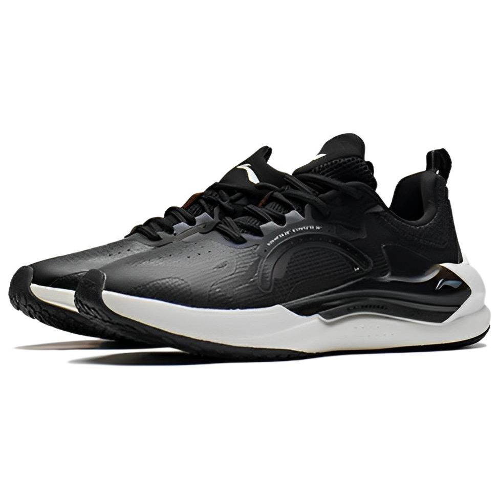 Li Ning Starfire Trendy Non-Slip Wear-Resistant Low-Top Sports Casual Shoes Men Sneakers Black AGLS061-3