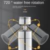 New 2 Mode Water Faucet Aerator 360° Rotary Splashback Tap Nozzle Faucet Spray Head Filter Water Filter Nozzle Bubbler Kitchen