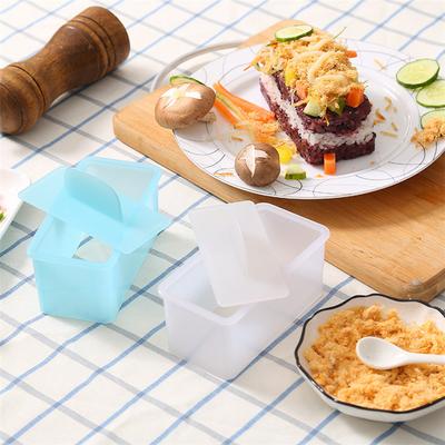 DIY детская боковая еда, инструмент для бенто, форма для суши, квадратная машина для суши, чтобы сделать форму для рисовых шариков Milleuca