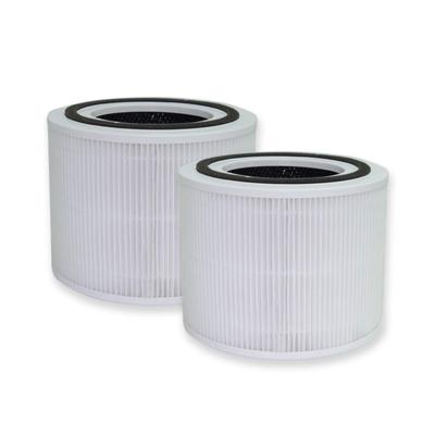 PUREBURG Совместимый фильтр для Levoit Core 300 P350 2 шт. H13 True HEPA Фильтр для сбора пыли и удаления запахов