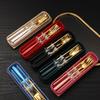 Stainless Steel Cutlery Portable Student Spoon Fork Chopsticks Three-piece Outdoor Set