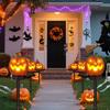 Halloween Solar Stake Lights Pumpkin Shape Solar Garden Lights Outdoor Lantern Decorations For Halloween Theme Decor Lighting