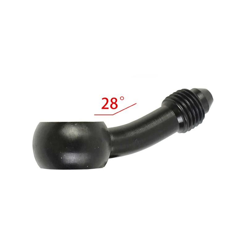 Тормозной фитинг-банджо, алюминиевый мотогидравлический усиленный тормозной масляный шланг сцепления AN3 для мотоцикла, квадроцикла, мотоцикла, багги