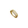 Real Gold Electroplated Open Chain Women'S Fashion Slightly Inlaid Light Luxury Ring Index Finger Ring Same Cold Wind