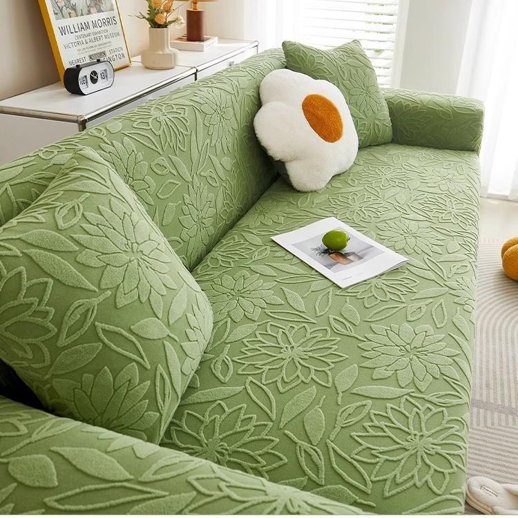New Jacquard Velvet Elastic Sofa Cover All-season Universal Cat Scratch and Dust-proof Sofa Cover