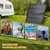 1.5W 6V Portable Solar Charger Waterproof Solar Panel Charger for Camping with USB Interface for