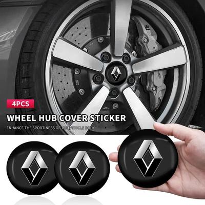 Для Renault Trafic Clio Laguna 2 Megane 2 3 Duster Logan Captur koleos 4 шт. 56 мм Колпачки ступицы колеса автомобиля Наклейка с логотипом