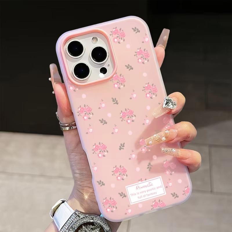 Чехол для телефона с рисунком розовой розы для Xiaomi Redmi Note 14 13 12 11 Pro 4G 5G 15C 13C 14C 12C 10 9 9A 9C Ударопрочный мягкий чехол